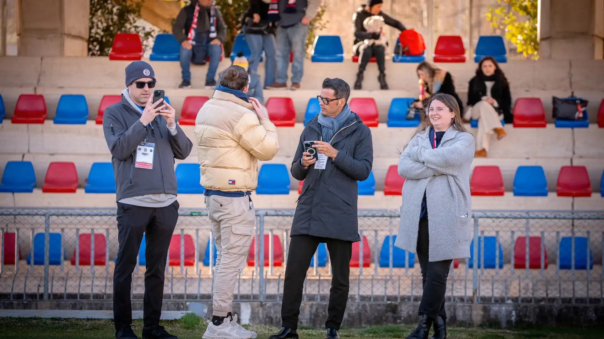 Visita speciale per i lupi domenica scorsa nell’occasione della sfida contro l’Atletico Ascoli. Presente Mike Pollack Ceo della Klay Media.